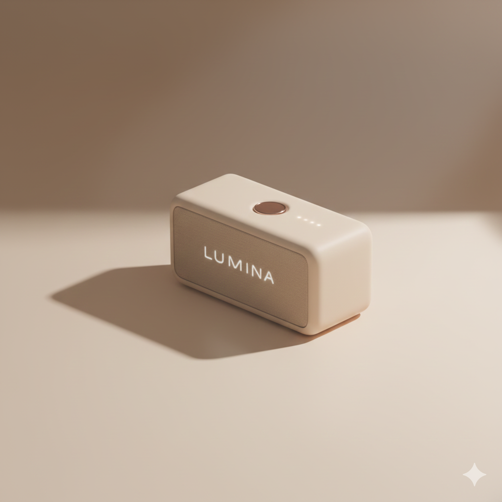Lumina landing page hero section